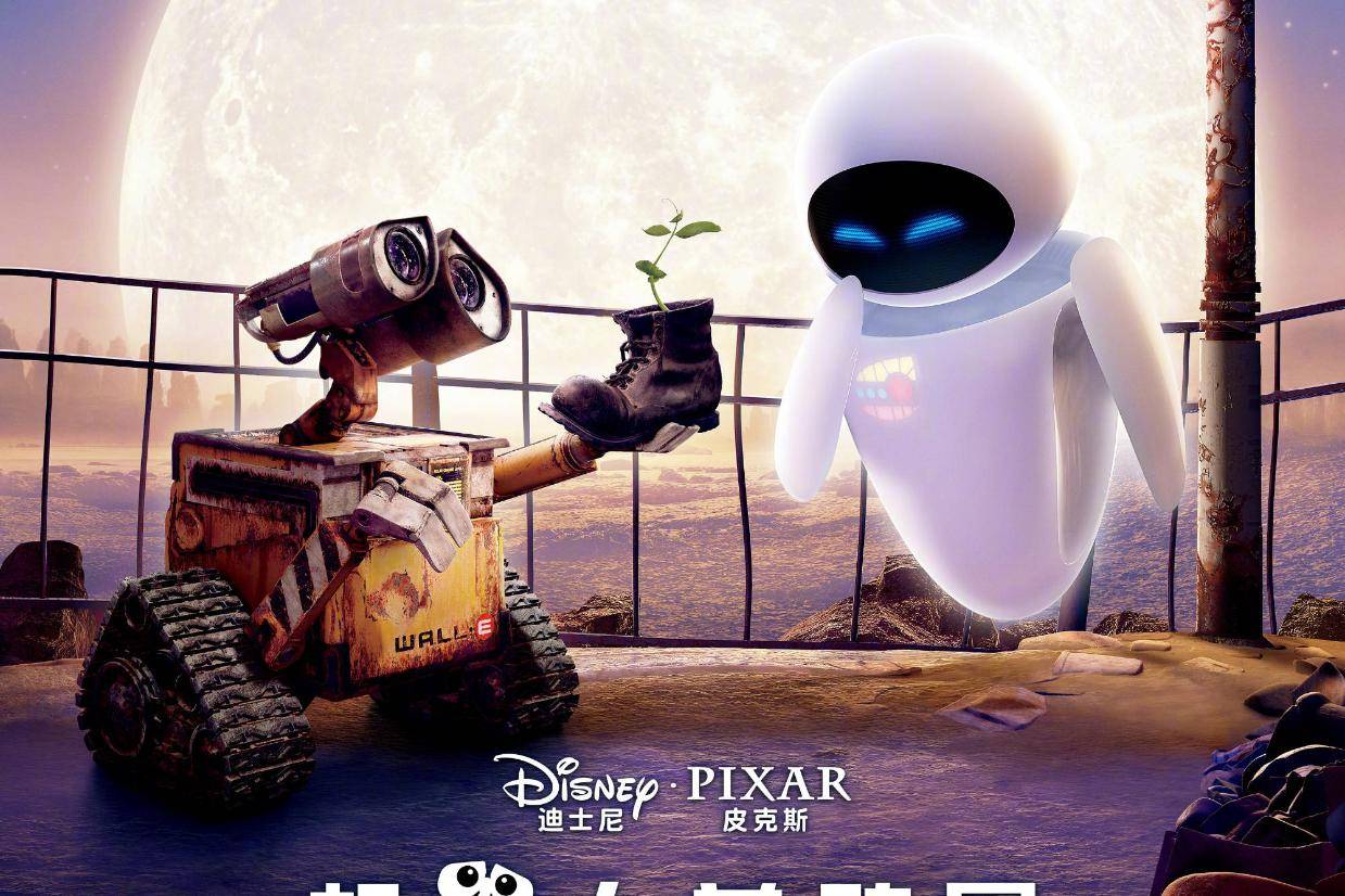 皮克斯经典动画电影《机器人总动员》内地首次公映定档8.19 瓦力伊娃携手穿越浩瀚星河封面图