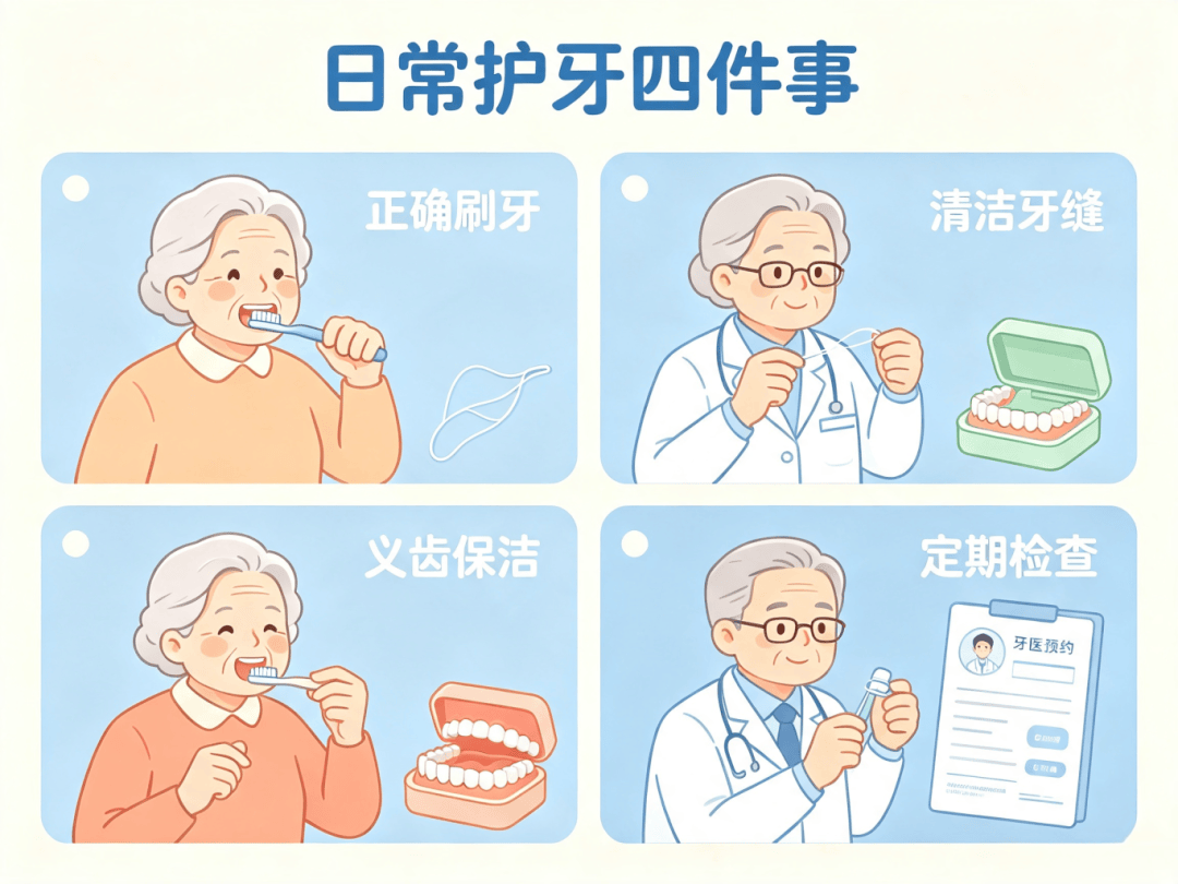 【医学小常识】银发护齿：老年人口腔养护指南 上篇｜认识老年口腔隐患 走出护牙常见误区