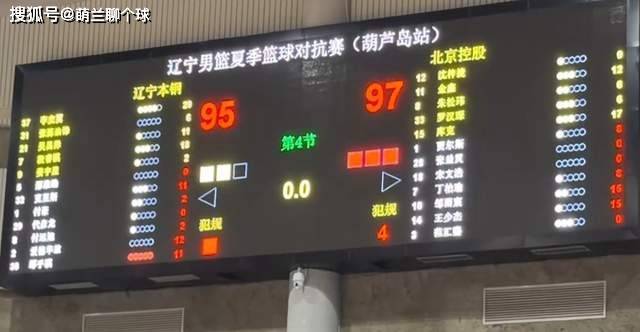 落后16分一度追平，辽篮2分惜败！双外援首秀合砍23分，凑合用吧