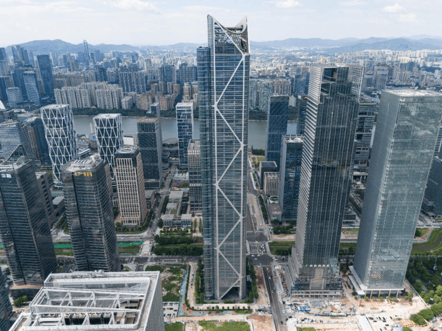 总投资50亿元！新地标，广州第四高楼竣工！(图1)