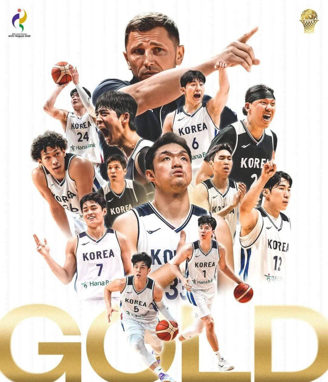 12年重夺冠军！李贤重带领韩国男篮创造辉煌，进入NBA在即