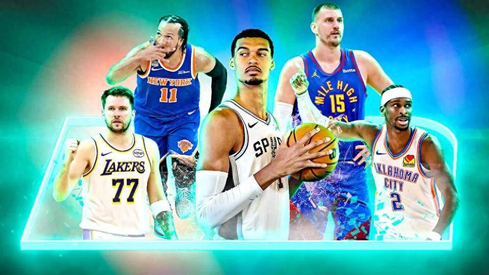 美媒评NBA新赛季百大球星,詹杜库跌出前十,东契奇第4,文班亚马第2