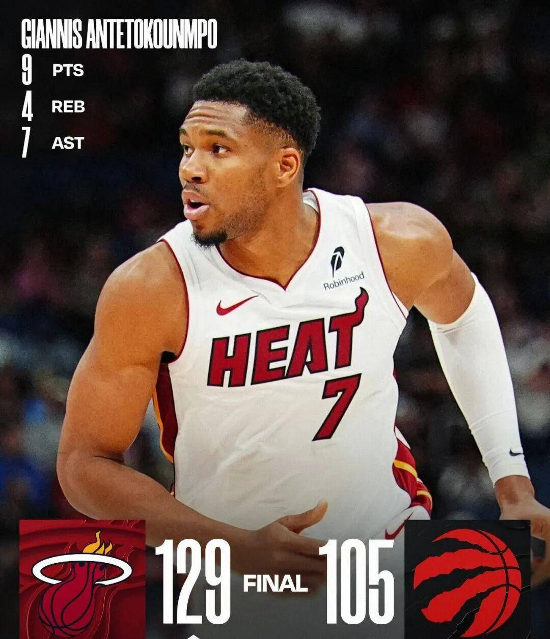 NBA季前赛隆重开幕！字母哥热火首秀助队大胜猛龙