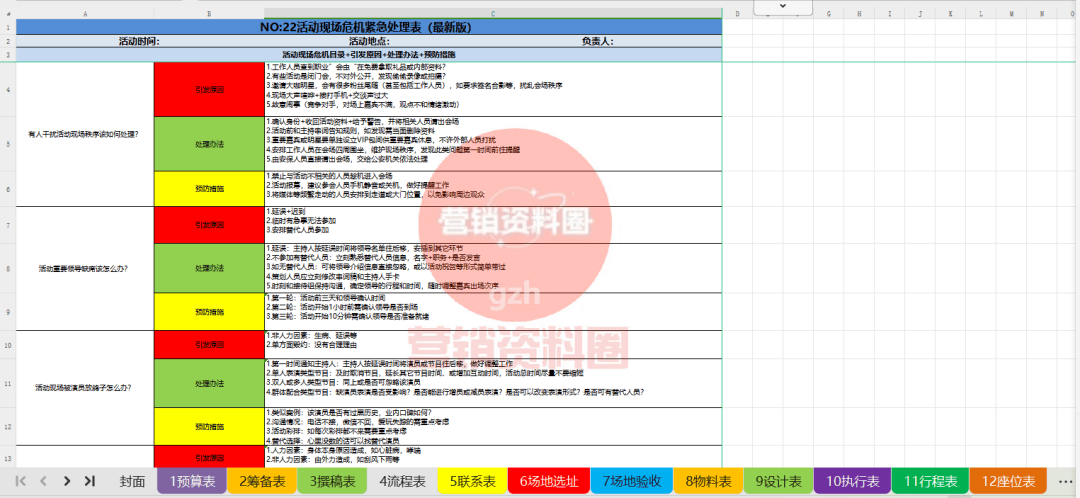 线下活动执行