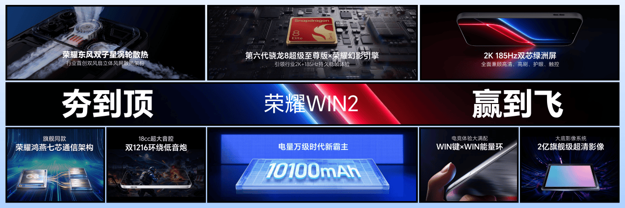 《国补3149元起|荣耀WIN2系列登场,硬核夯机瞄准重度手游玩家》