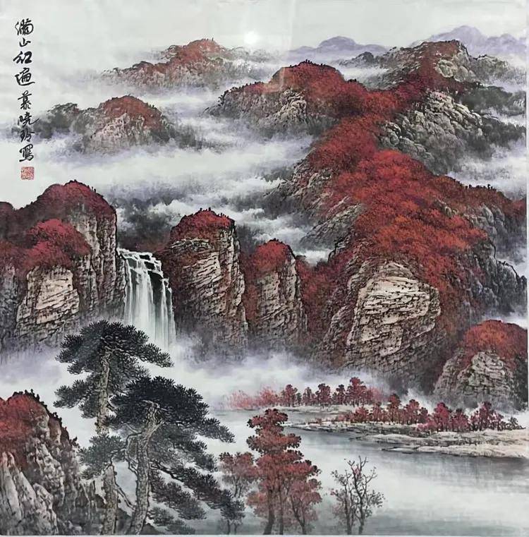 晓绘清姿 丹青蕴秀——慕晓玲国画作品鉴赏（图21）