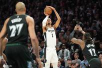 重返西决！文班19+6卡斯尔32+11 马刺4-2淘汰森林狼