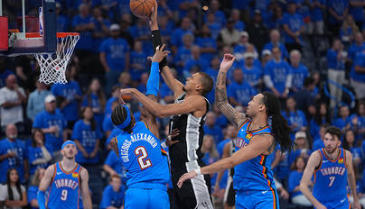 NBA-马刺VS雷霆G7 文班亚马亚历山大巅峰对决