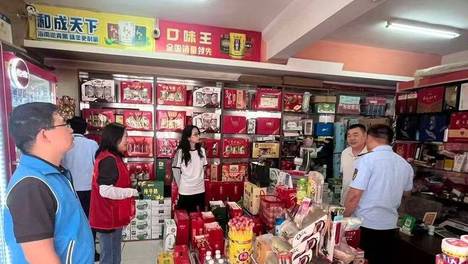 济宁任城古槐街道翰林街社区网格中心开展安全生产专项巡查活动