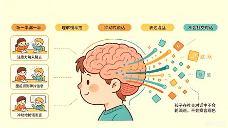 孩子爱插嘴、说话没逻辑？未必是调皮，可能是ADHD影响语言发展