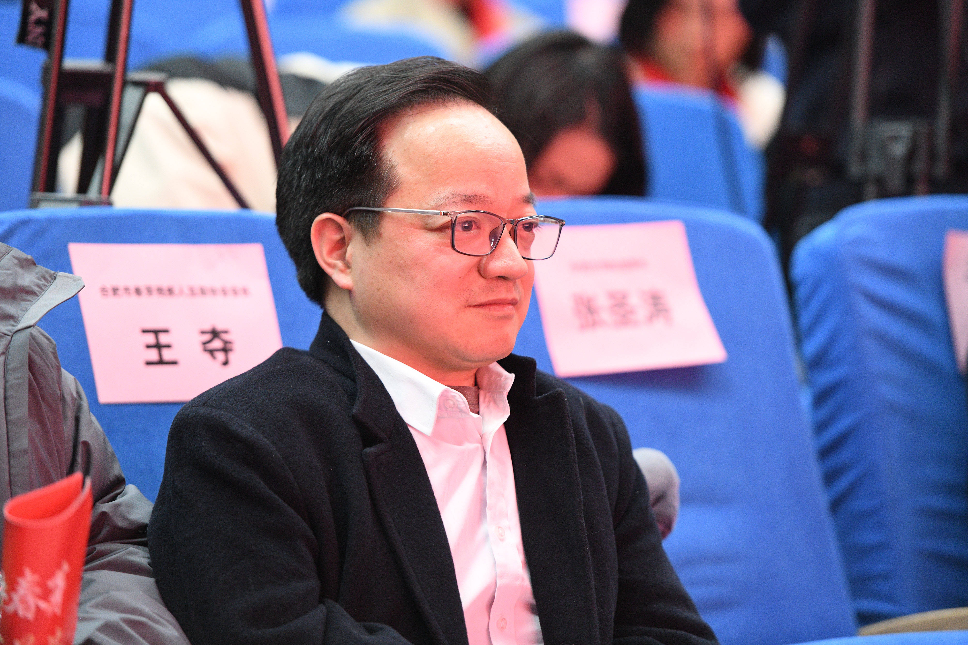 安徽省残联党组成员郑伟,合肥市残联理事长张圣涛,合肥市团委副书记