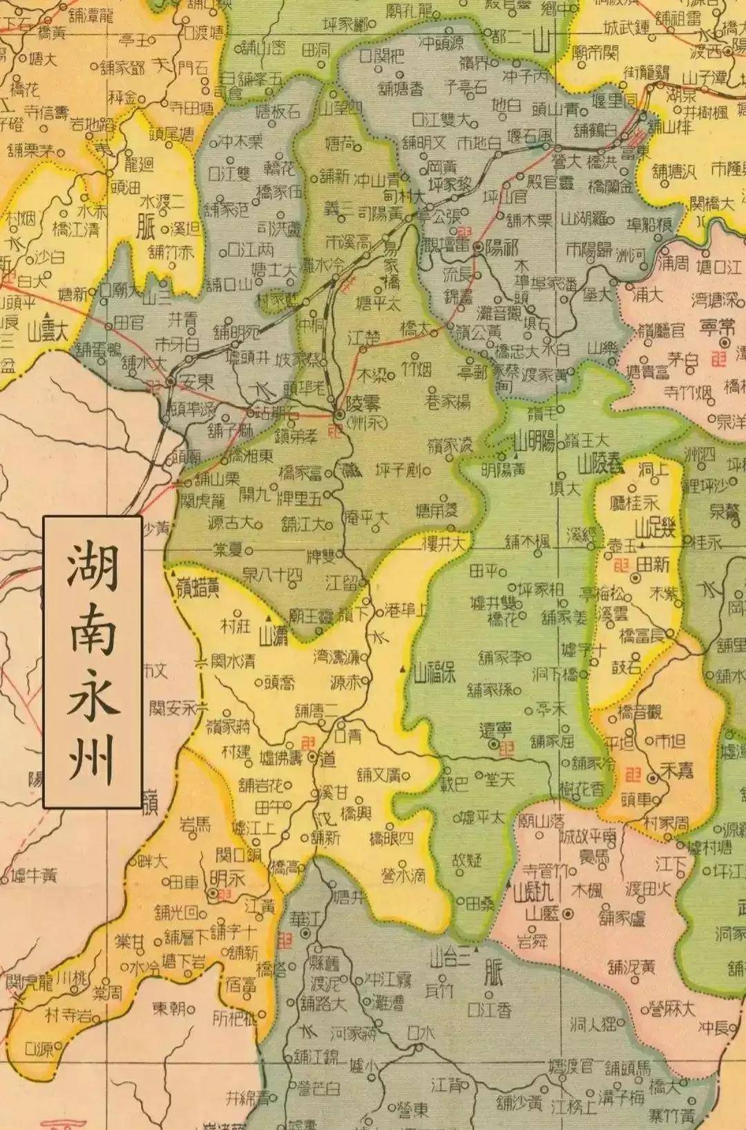 1946年的衡陽境內,從地圖上可以看出,有衡山縣,衡陽縣,常寧縣,耒陽縣