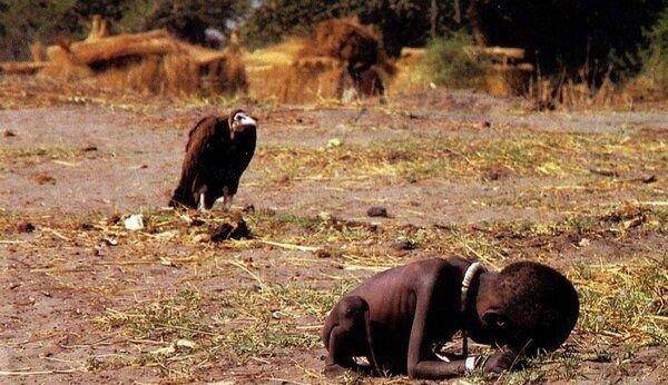 非洲小男孩秃鹰照片图片