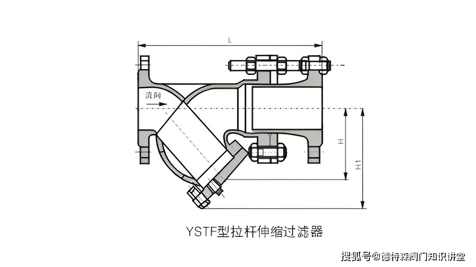 y型过滤器cad简图图片