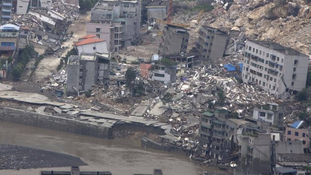 汶川地震中,