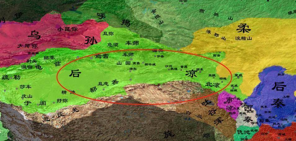 古代漠北政權一直和中原王朝爭奪西域的控制權,唐朝時西北