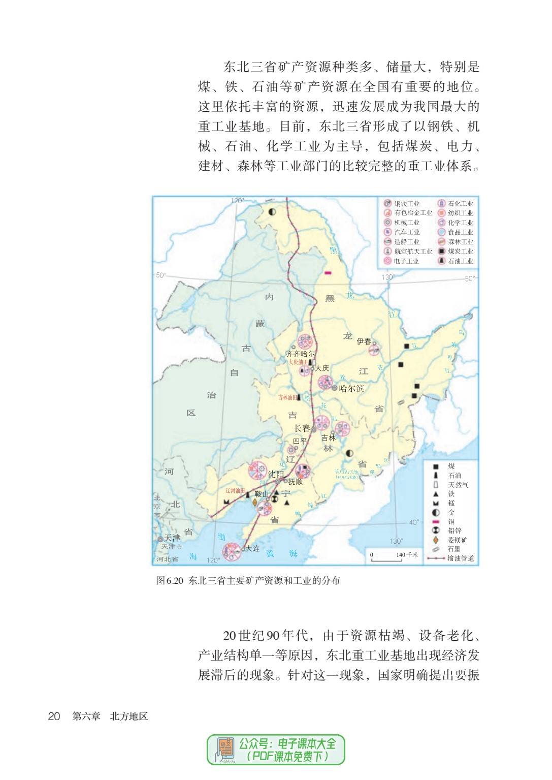 东北工业分布图图片