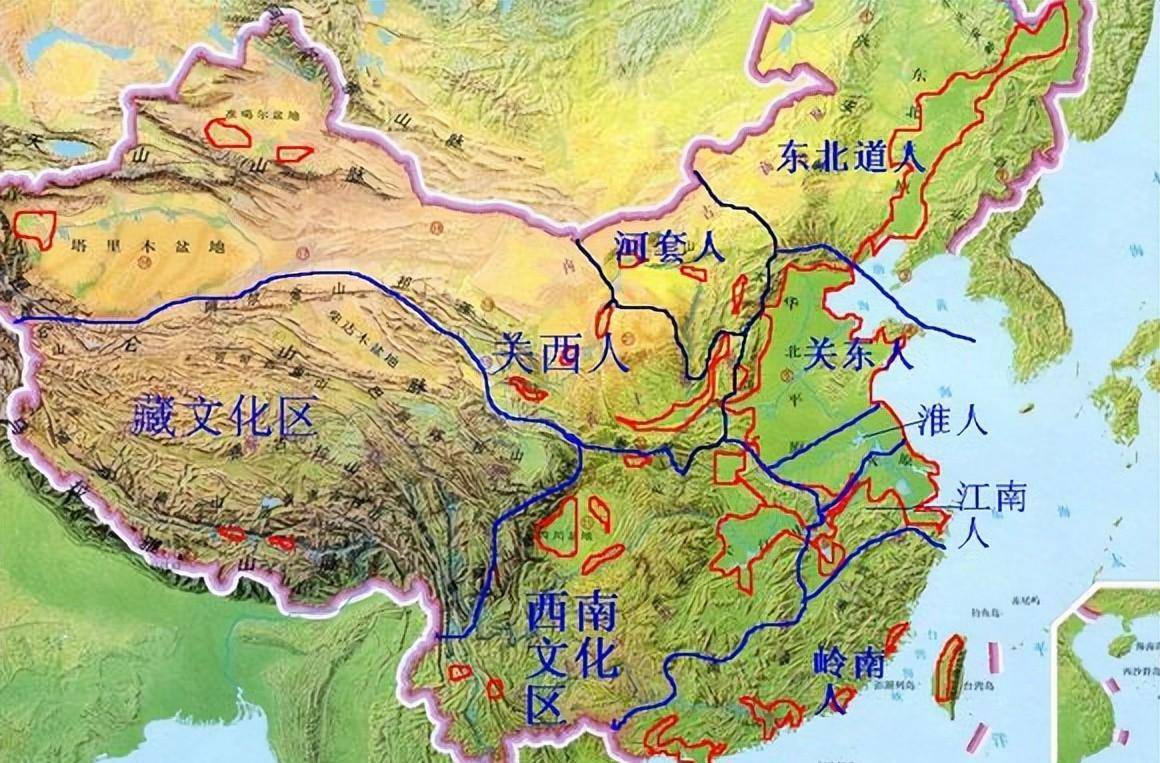 區,1為渭水河谷 2為汾水河谷 3為南陽穀地歐洲這種地形是多半島和島嶼