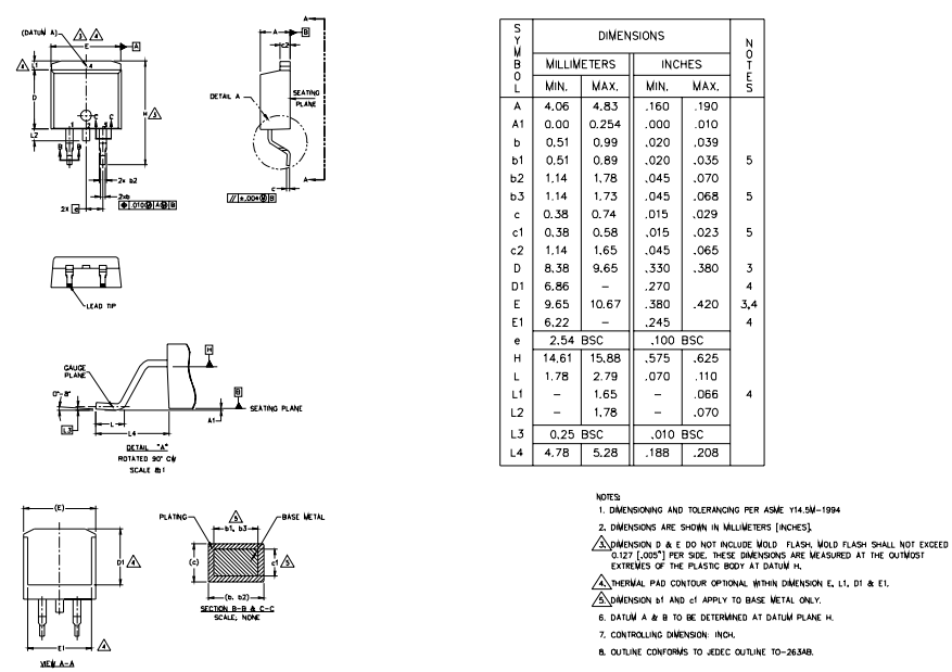 irf3205zpbf 功率mosfet原装规格参数及引脚符号图_应用_设计的_特性