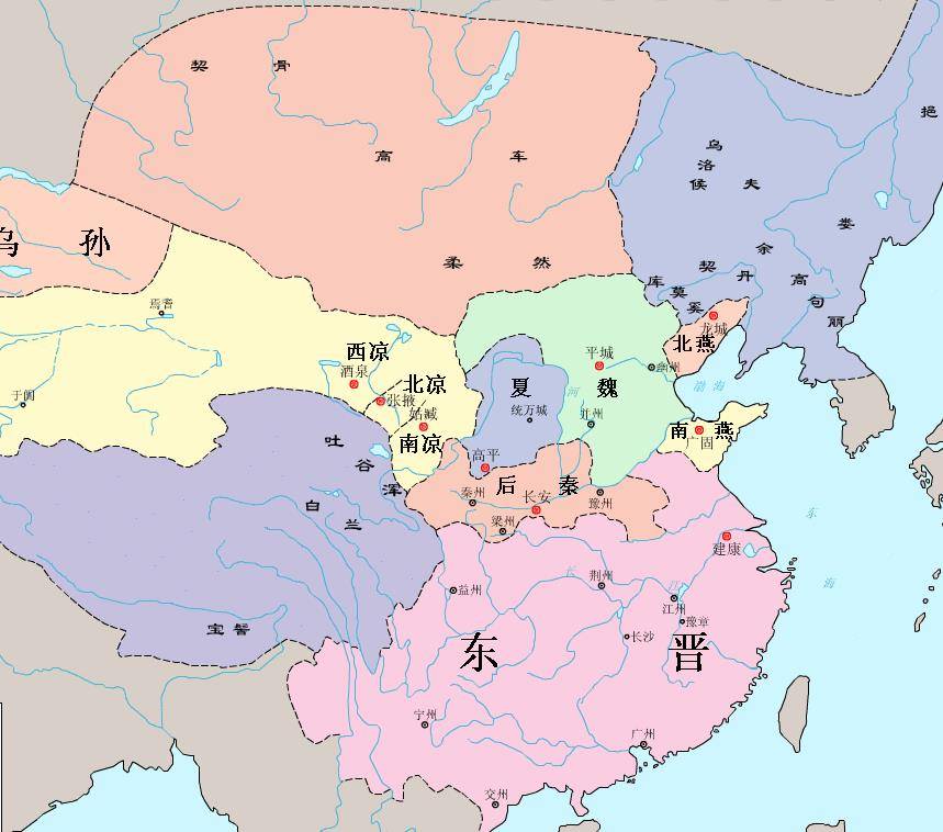 南北朝时期南北朝时期指420年刘裕建立南朝宋到589年隋朝灭南朝陈这段