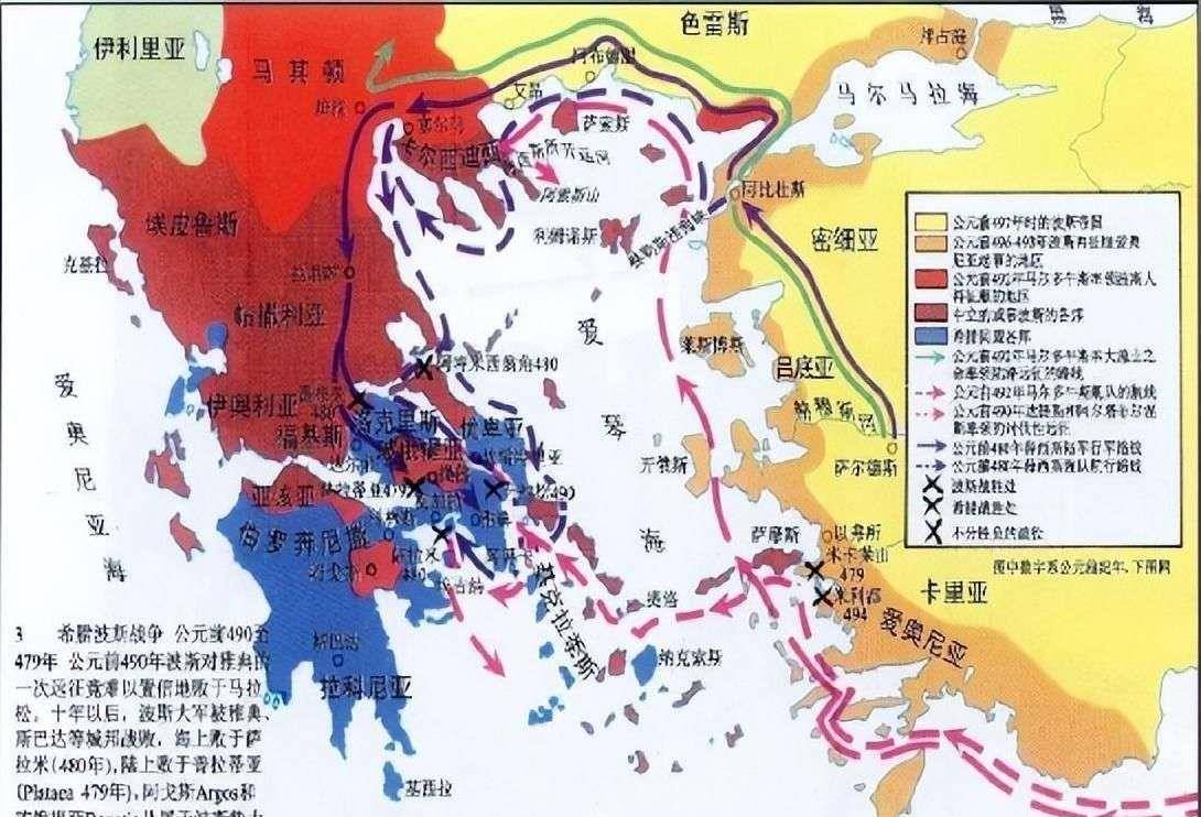 希波战争的爆发,对波斯帝国产生了怎样的影响?_古希腊_雅典_军队