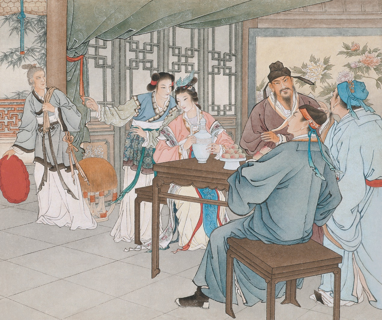 闹元宵·赏书画——卜孝怀画李逵元宵闹东京_连环画_中国书店_人物画