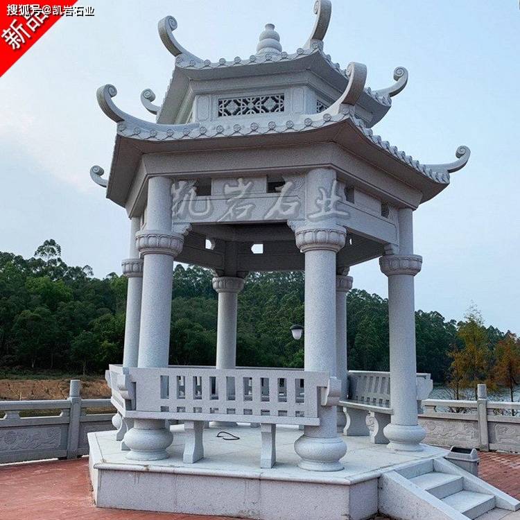 石雕亭子的概述及图集欣赏_岩石_建筑_石材