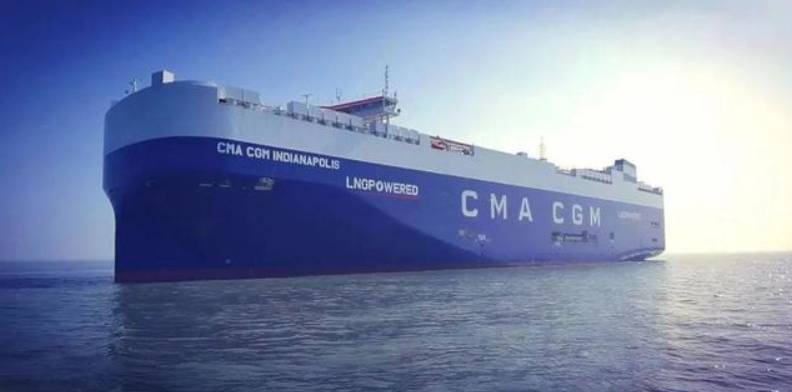 CMA CGM（達(dá)飛）航運公司最近交付了CMA CGM Mermaid號