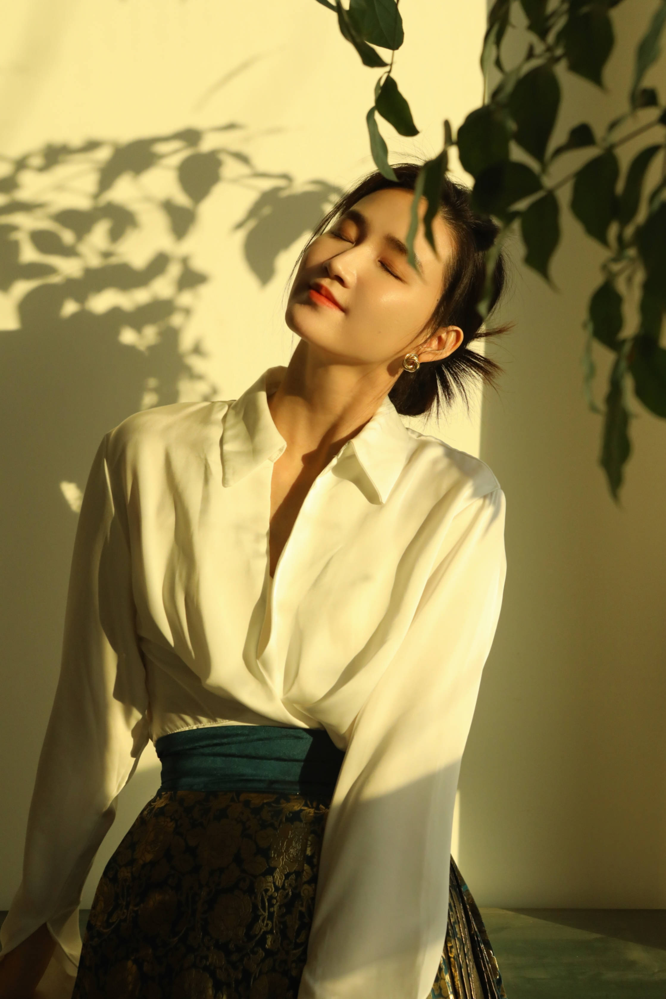 周开开元宵写真释出 中式美人素洁典雅_气质_照片_传统