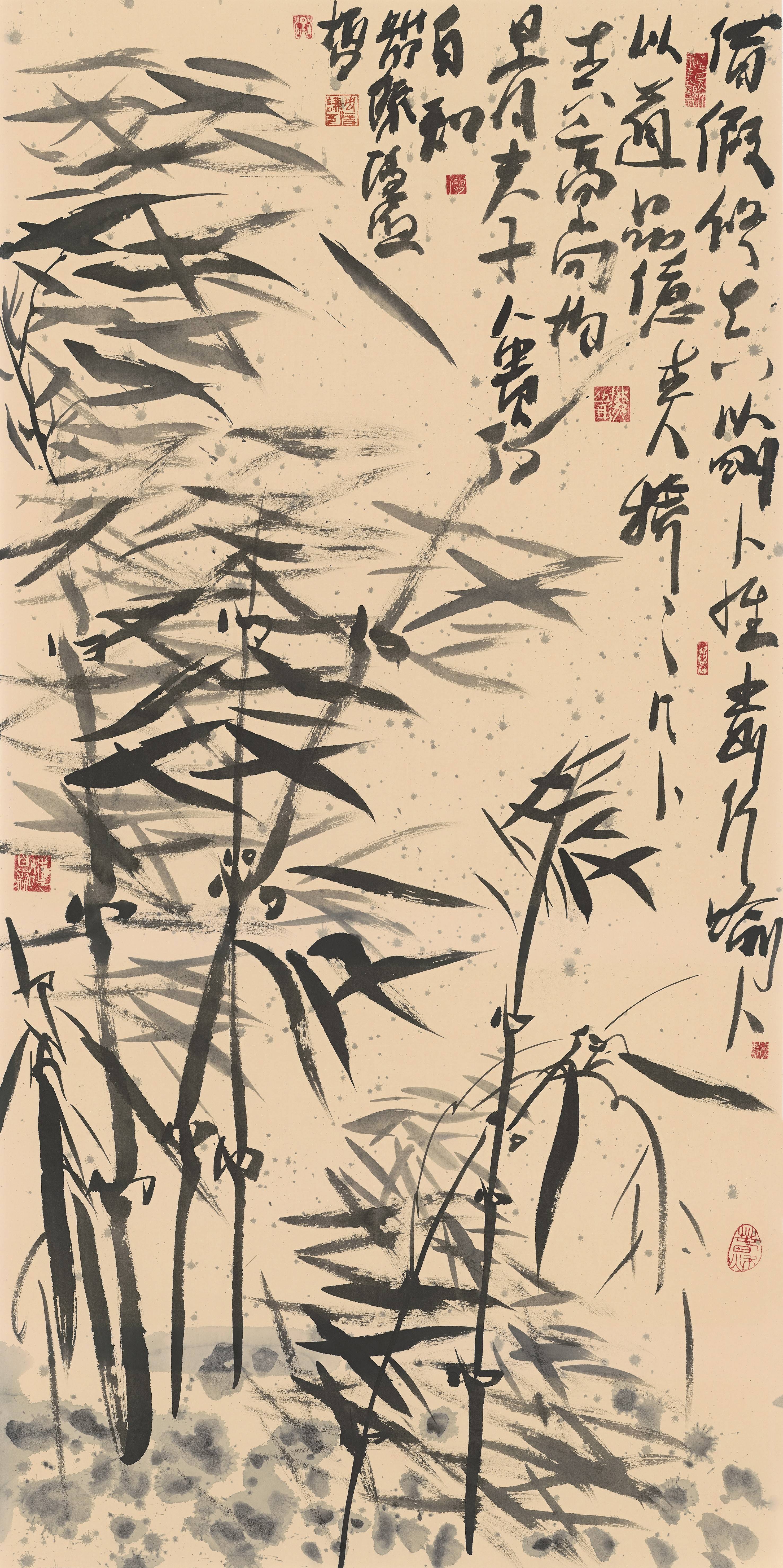 "中山画派创始人"大写意花鸟画家周隐谦笔下的松竹梅