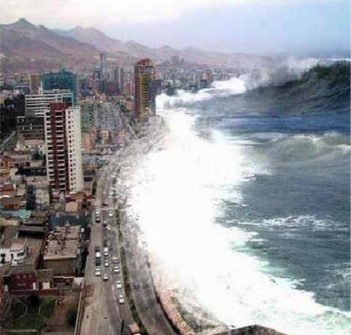 3级地震,引发超级大海啸,威力相当于三万颗原子弹爆发_灾难_城市_建筑