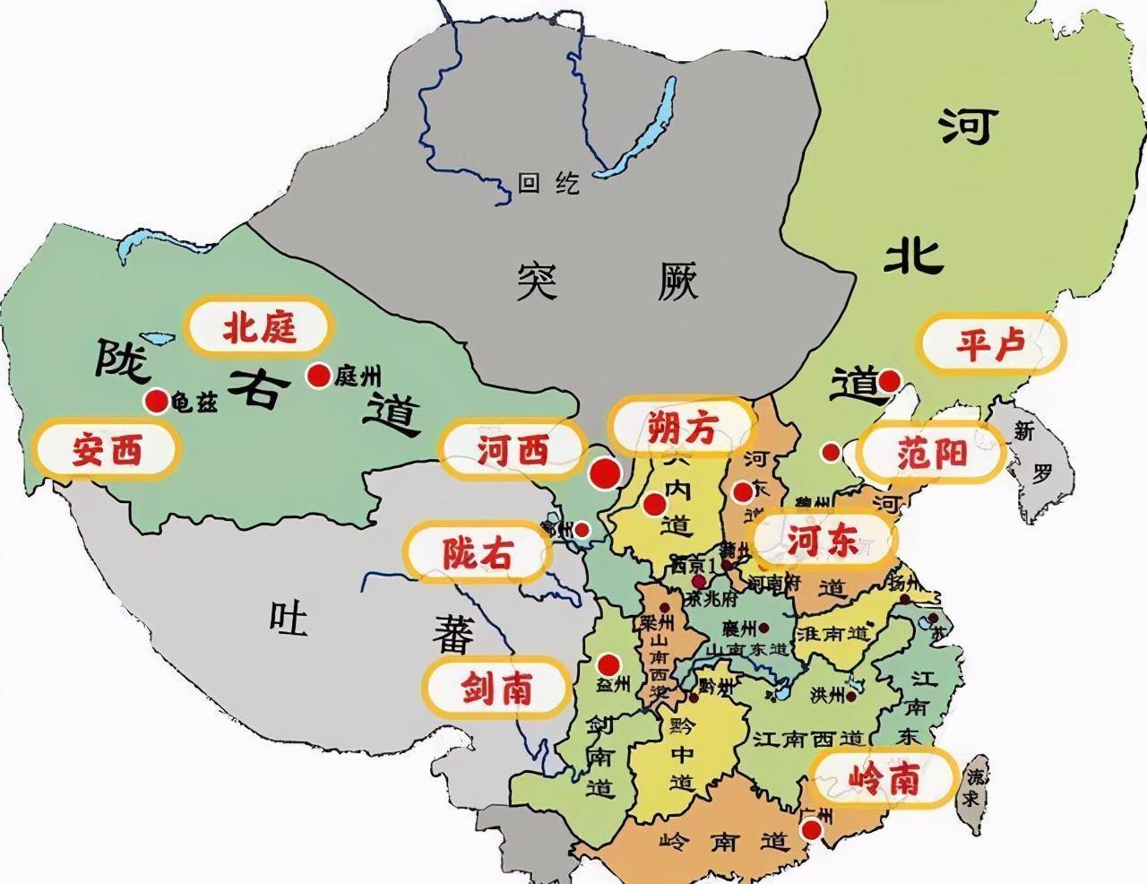 唐朝凉州地图图片