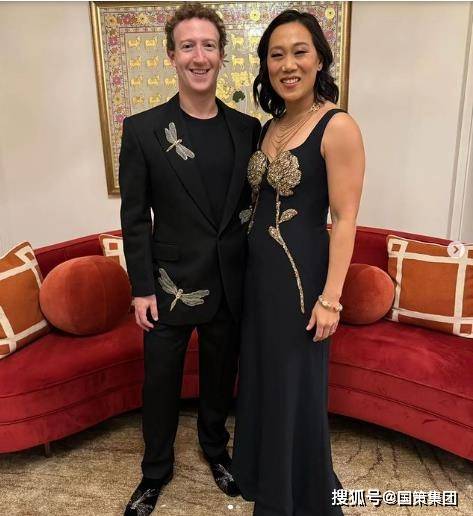 扎克伯格一家在印度安巴尼家族奢华的婚前庆祝活动中表现出了"喧闹的