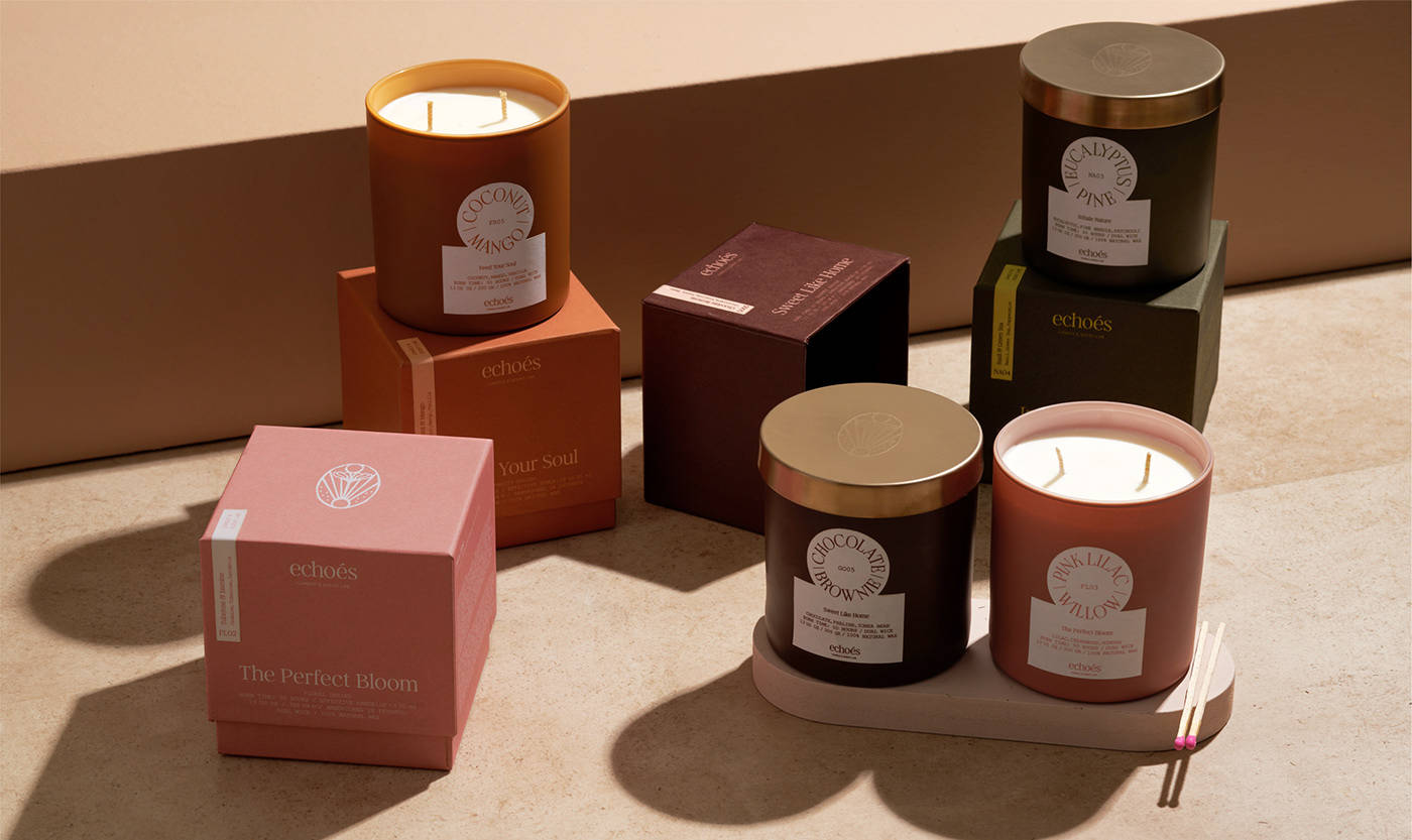 简约高级的香薰包装设计欣赏