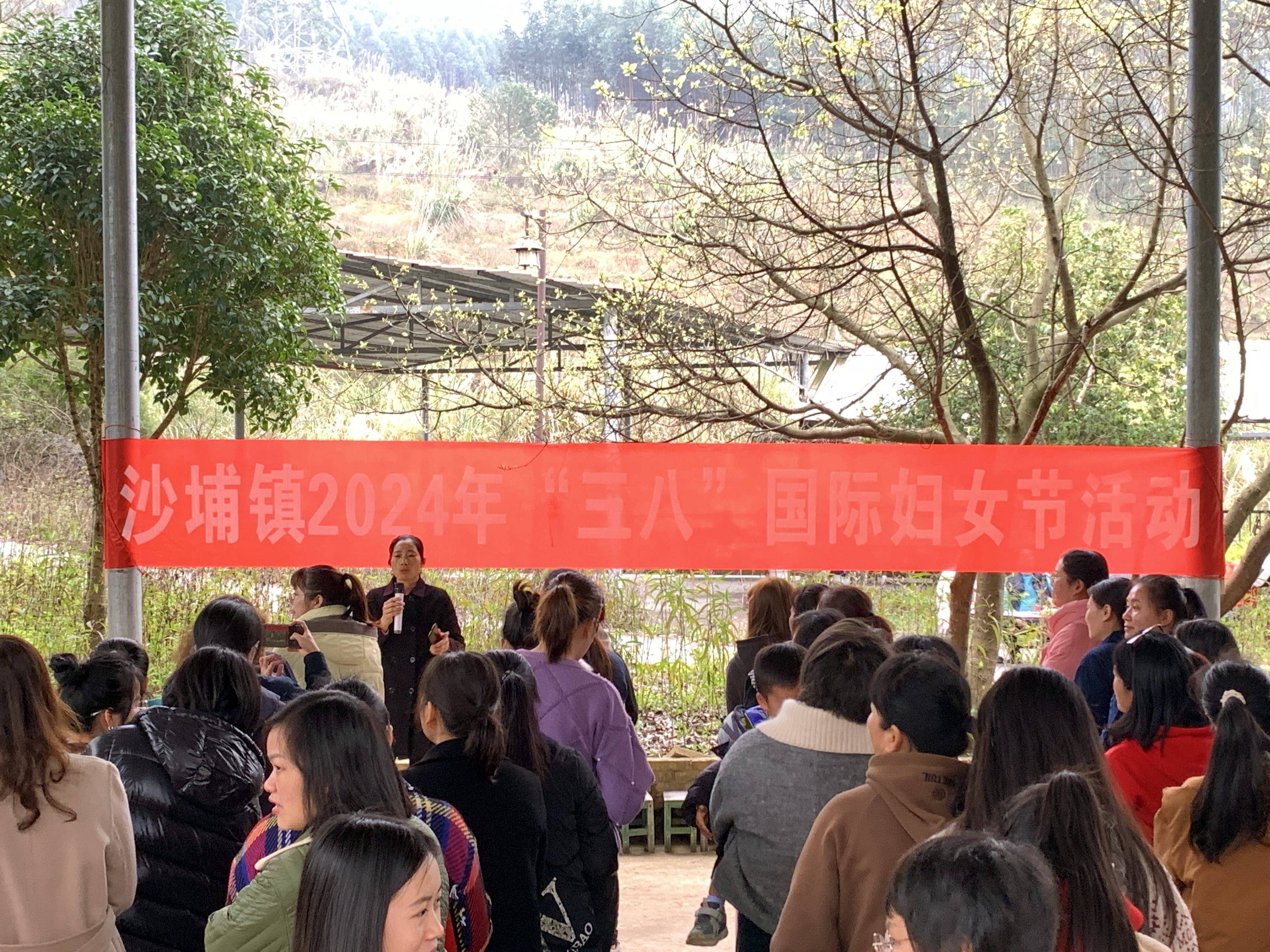 柳城县沙埔镇结合三61八国际妇女节活动开展禁毒反邪教普法警示宣讲