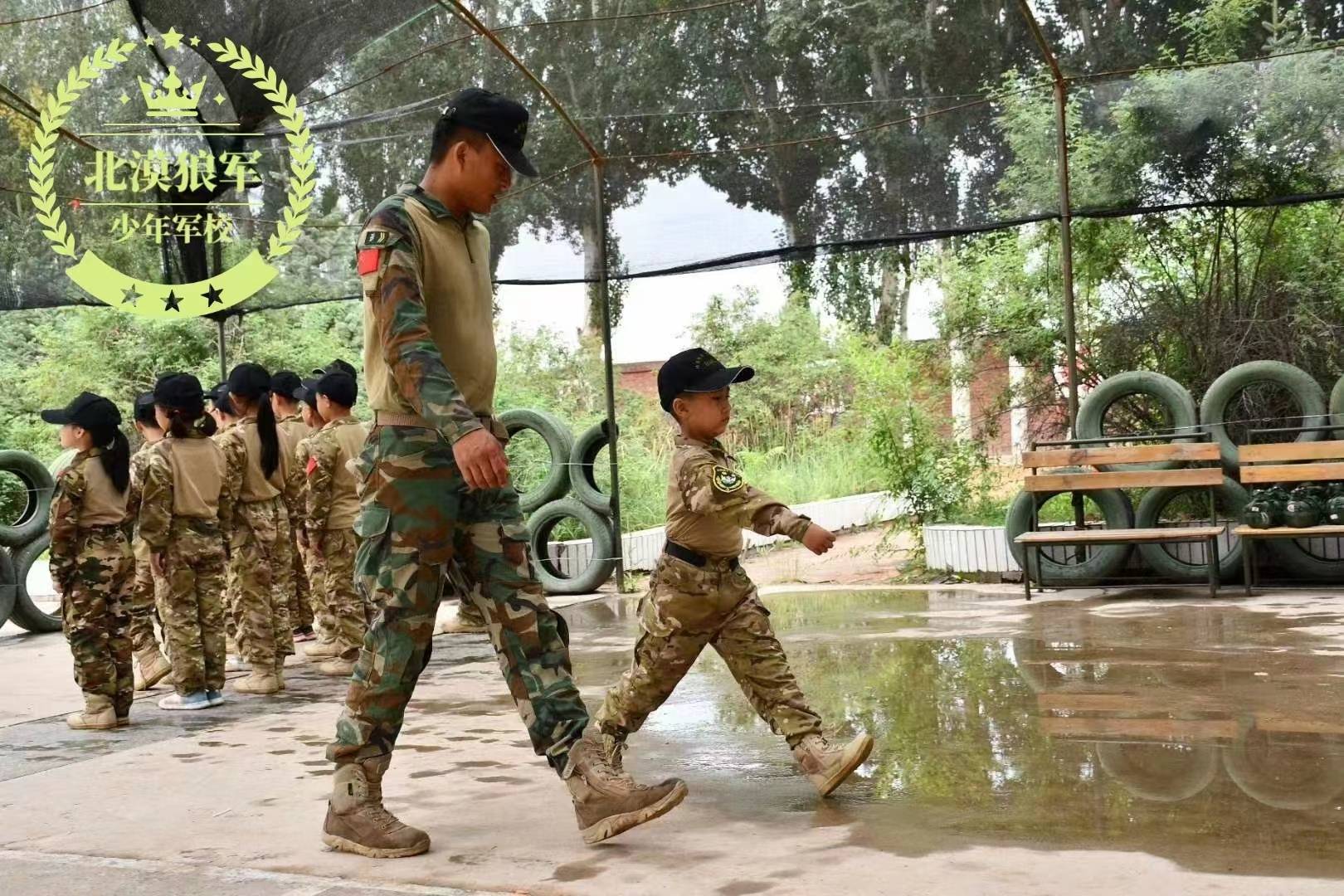 军事夏令营为什么越来越普及?_训练_孩子_狼军
