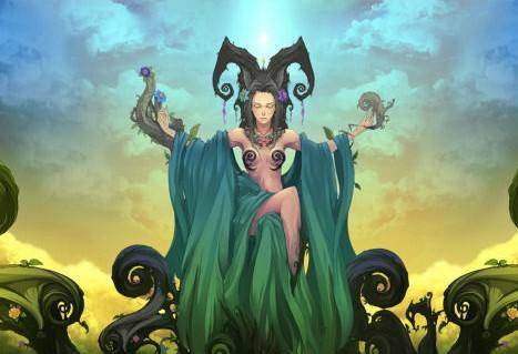 原创女娲和盖亚中希母系社会的产物折射不同的历史文化和民族精神