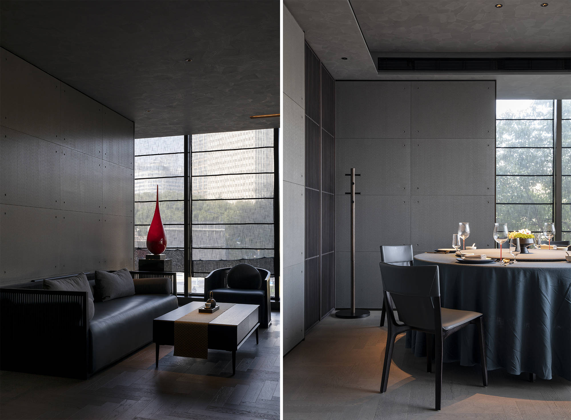 浙江贵臣装饰设计经典工装案例四上海子福慧粤菜餐厅