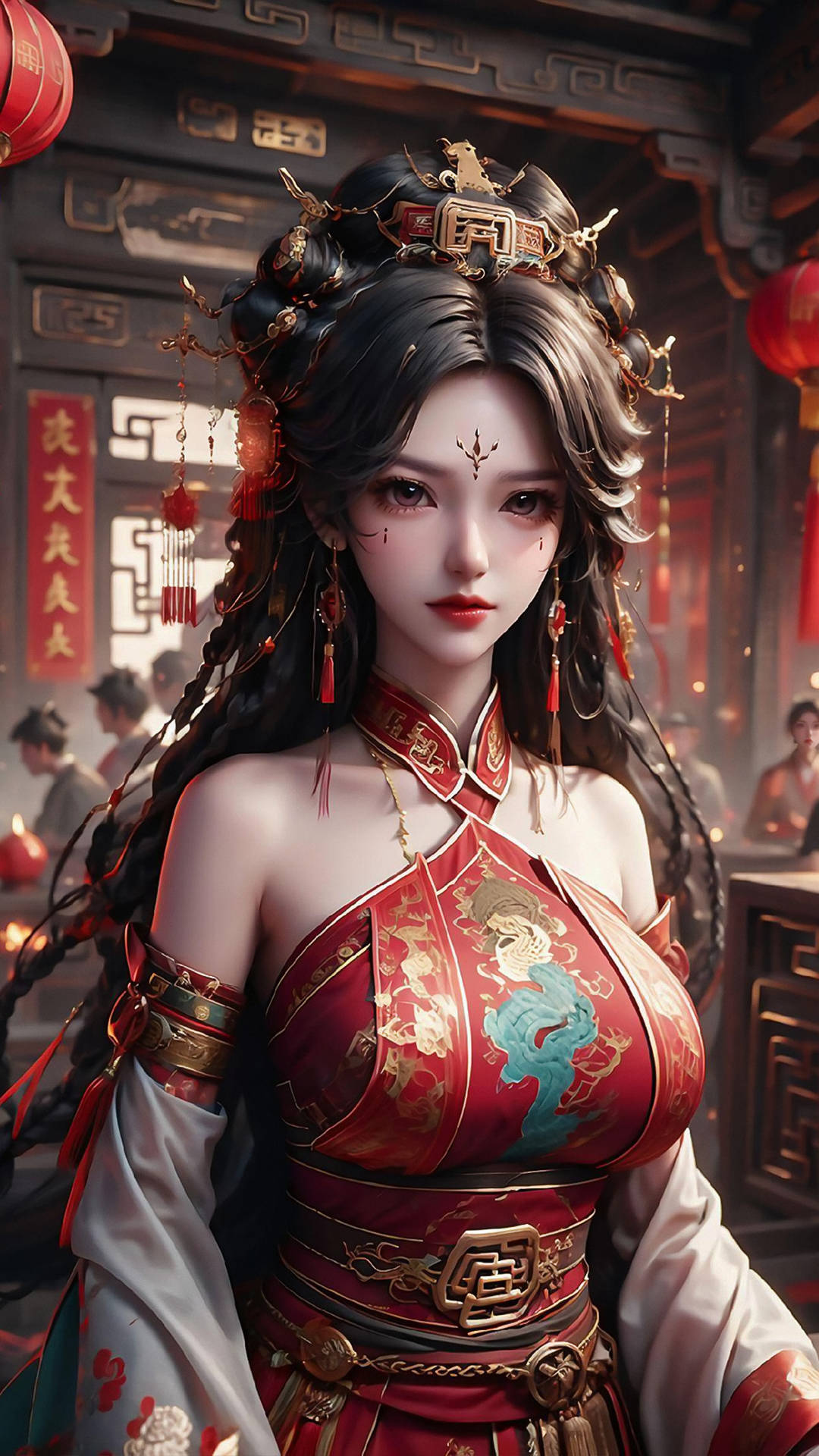 国漫女神壁纸神印王座冷筱ai绘画逆天魔龙族的小公主
