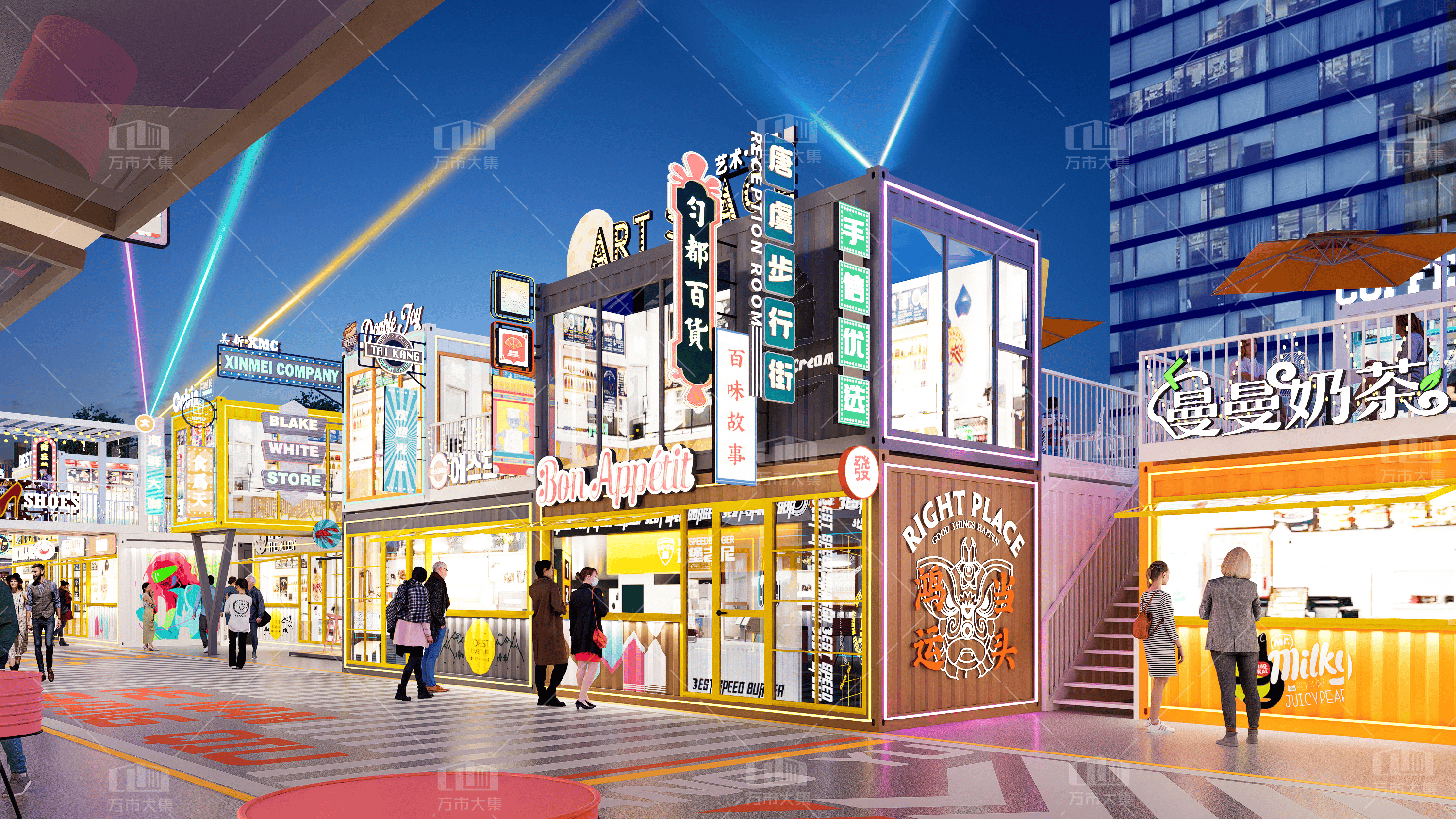 探索集装箱潮流街区:设计,功能与艺术的交融