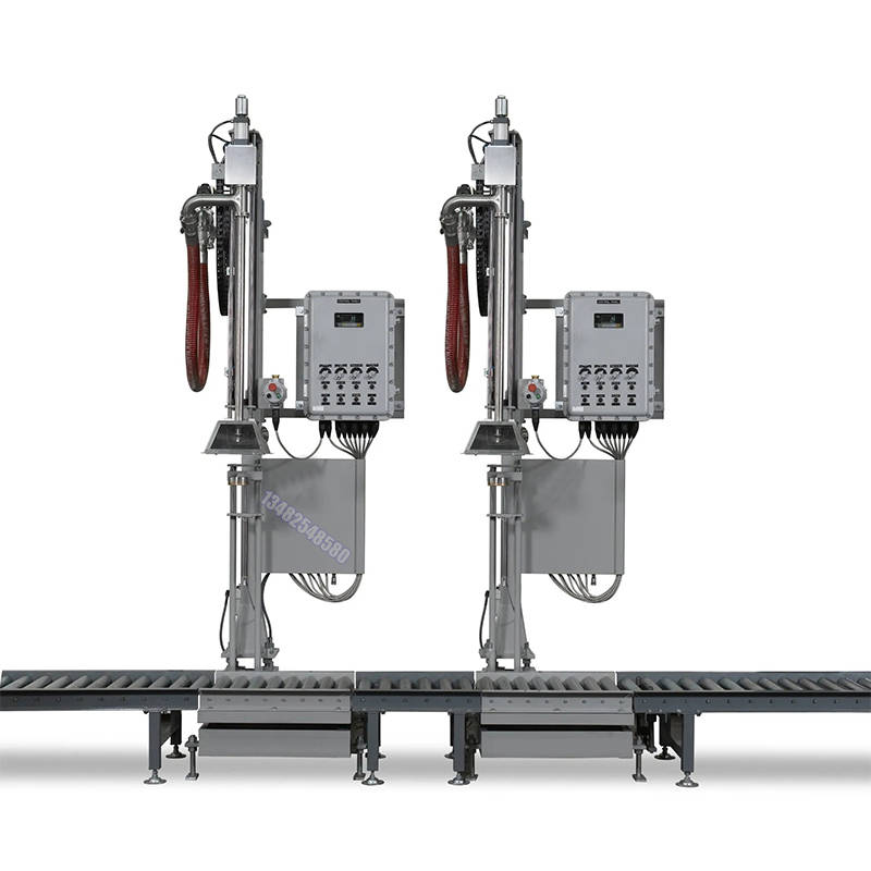 180千克树脂灌装机自动贴标灌装机
