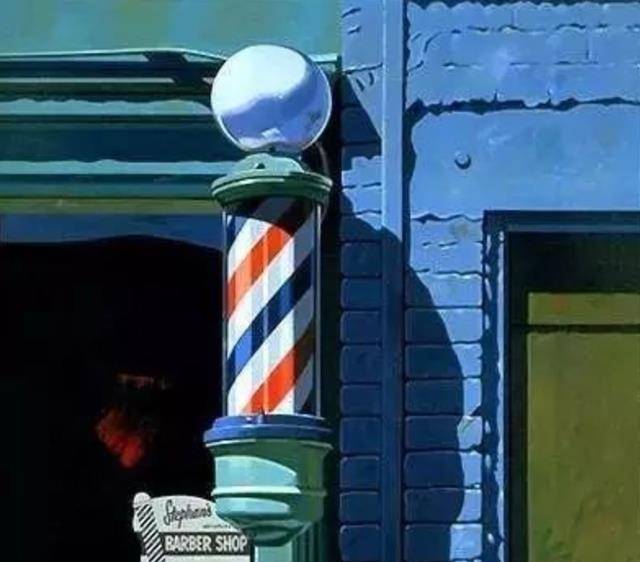 理发店的门口,为何要挂一盏转灯?背后隐藏着血的秘密
