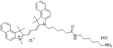 星戈瑞Cy3.5-amine/NH2标记实验的光学性质 
