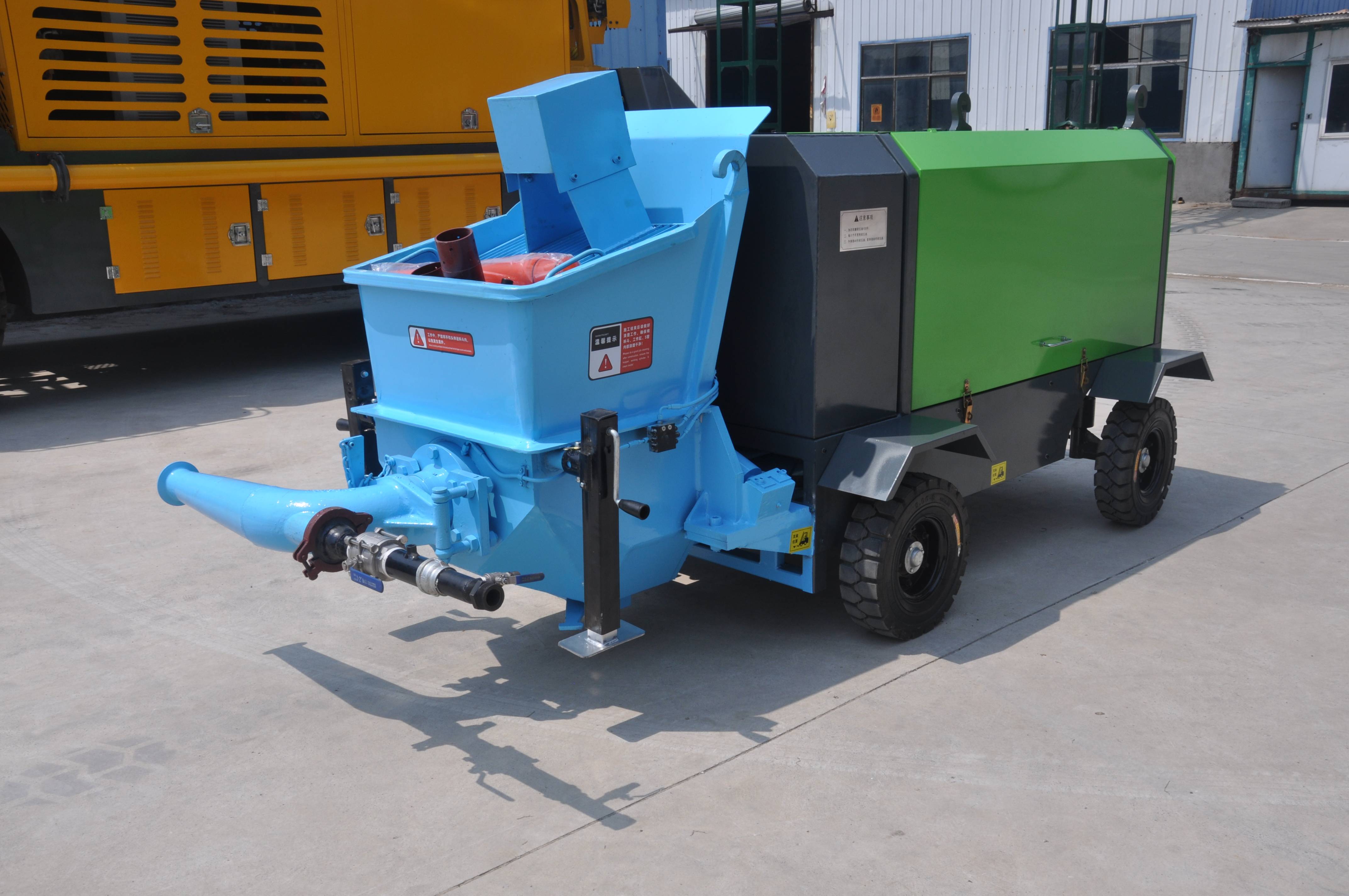 90液压湿喷机混凝土单喷头全自动湿喷机的使用方法