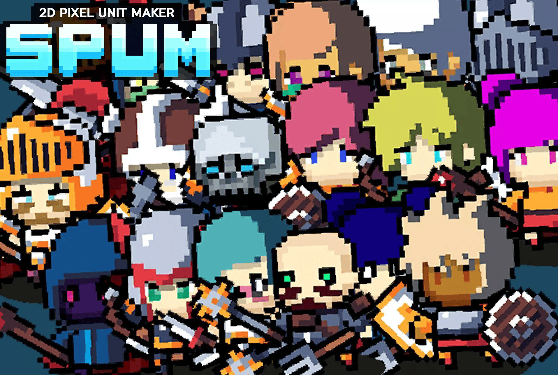unity2dpixelunitmakerspum165二维像素角色创作工具
