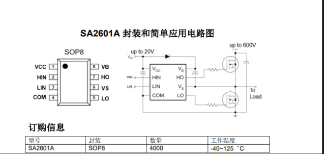 a2601引脚图图片