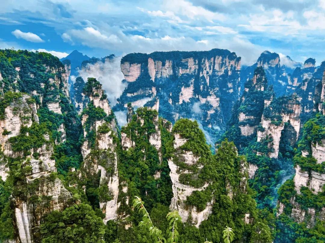 张家界国家森林公园是必游之地,这里拥有世界上最美丽的山峡景观之一