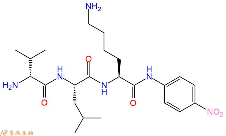 标记肽vlk对硝基苯胺cas号62354432