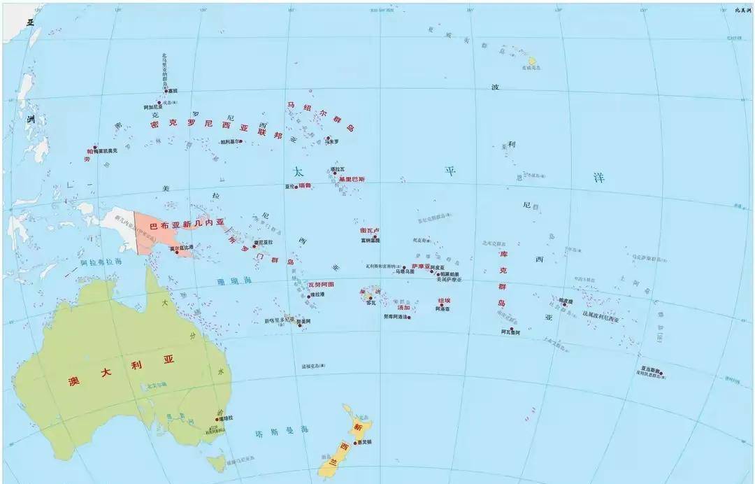 原创被忽略的大洋洲国家面积比新西兰还大却被误认为是亚洲国家