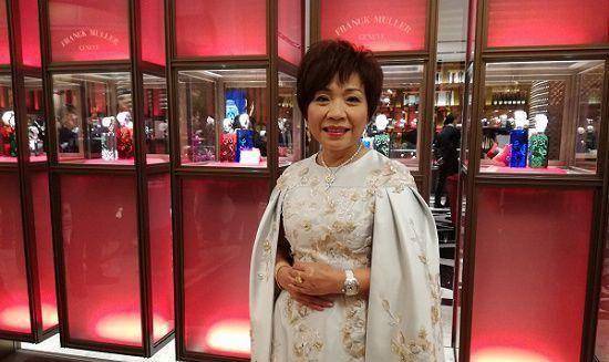 这时的朱李月华已经老了,但是出席活动时候依旧神采奕奕.